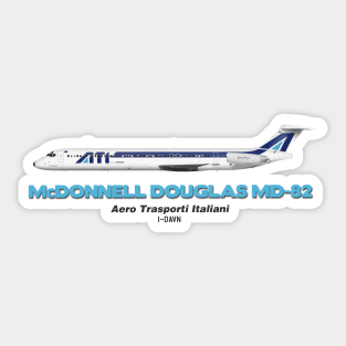 McDonnell Douglas MD-82 - Aero Trasporti Italiani Sticker